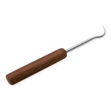 Crochet hook suture passer